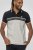 D555 Tipton Stripe Jacquard Short Sleeve Polo Navy - Polo - Polo Uomo Taglie Forti