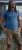 D555 Woolwich AOP Polo Shirt With Ribbed Collar Blue - Polo - Polo Uomo Taglie Forti