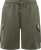 D555 Wigan 1 Elasticated Waist Fleece Cargo Shorts Khaki - Pantaloni & pantaloncini tuta - Pantaloni Tuta Uomo Taglie Forti