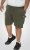 D555 Wigan 1 Elasticated Waist Fleece Cargo Shorts Khaki - Pantaloni & pantaloncini tuta - Pantaloni Tuta Uomo Taglie Forti