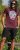 D555 Loughborough Official Gas Monkey Crew Neck T-Shirt Burgundy Black Twist - Magliette - Magliette Uomo Taglie Forti