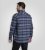 D555 Shrewsbury Long Sleeve with Chest Pocket Blue/Navy Check - Camicie - Camicie Taglie Forti Uomo
