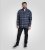 D555 Shrewsbury Long Sleeve with Chest Pocket Blue/Navy Check - Camicie - Camicie Taglie Forti Uomo