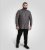 D555 Wakefield Long Sleeve AOP Guitar Printed Shirt Grey - Camicie - Camicie Taglie Forti Uomo