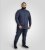 D555 Middlesbrough Long Sleeve AOP Micro Blue Shirt Navy - Camicie - Camicie Taglie Forti Uomo