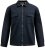 D555 Cleveley Long Sleeve Heavy Shacket Overshirt Navy - Camicie - Camicie Taglie Forti Uomo