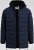 D555 Workington Giacca imbottita con cappuccio e fodera in sherpa blu navy - Giubbotti - Giubbotti Uomo Taglie Forti