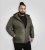 D555 Northfield giacca hybrid softshell con cappuccio kaki - Giubbotti - Giubbotti Uomo Taglie Forti