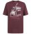 D555 Barnsley Guitar and Amp Crew Neck T-Shirt Burgundy - Magliette - Magliette Uomo Taglie Forti
