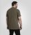 D555 Stockton Gorilla Playing Drums Crew Neck T-Shirt Khaki - Magliette - Magliette Uomo Taglie Forti