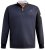 D555 Russel Zip Through Fleece Sweatshirt with Chest Embroidery Navy - Felpe & felpe con cappuccio - Felpe & Felpe con Cappuccio Uomo Taglie Forti