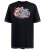 D555 Dewsbury Skeleton on Bike Crew Neck T-Shirt Black - Magliette - Magliette Uomo Taglie Forti