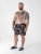 D555 Dawson AO Costume Da Bagno Hawaiano Con Stampa Blu Navy - Intimo & costumi da bagno - Intimo Taglie Forti Uomo