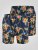 D555 Dawson AO Costume Da Bagno Hawaiano Con Stampa Blu Navy - Intimo & costumi da bagno - Intimo Taglie Forti Uomo