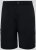 D555 Thomas Shorts Elasticizzati Con Vita Completamente Elasticizzata Neri - Shorts - Pantaloncini Uomo Taglie Forti