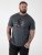 D555 Craig Gorilla Biker T-shirt Con Stampa Grigio Scuro - Magliette - Magliette Uomo Taglie Forti
