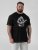 D555 Macfarlan Gorilla Playing Guitar T-shirt Con Stampa Nera - Tutti i modelli - Taglie Forti Uomo 2XL-14XL