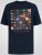 D555 Otto Official Pink Floyd 50th Anniversary T-shirt Con Stampa Blu Navy - Magliette - Magliette Uomo Taglie Forti