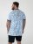 D555 Shoreham AO Venice Beach T-shirt Girocollo Con Stampa Blu - Magliette - Magliette Uomo Taglie Forti