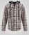 D555 Hayes Camicia giacca Grigio - Camicie - Camicie Taglie Forti Uomo