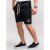 D555 Harvey Fleece Shorts Black - Pantaloni & pantaloncini tuta - Pantaloni Tuta Uomo Taglie Forti