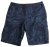 D555 Panther Hawaiian Leaf Ao Print Stretch Chino Shorts - Shorts - Pantaloncini Uomo Taglie Forti