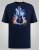 D555 Slater T-shirt stampata Blu navy - Magliette - Magliette Uomo Taglie Forti