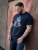 D555 Slater T-shirt stampata Blu navy - Magliette - Magliette Uomo Taglie Forti