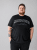 Jack & Jones CALEB VARSITY O-Neck T-Shirt Black - Magliette - Magliette Uomo Taglie Forti