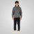 Double Outfitters MPAN-6058 Pantaloni della tuta Nero - Pantaloni & pantaloncini tuta - Pantaloni Tuta Uomo Taglie Forti