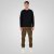 Double Outfitters MTOP-1141 Felpa Nero - Felpe & felpe con cappuccio - Felpe & Felpe con Cappuccio Uomo Taglie Forti