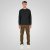 Double Outfitters MTOP-1141 Felpa Verde scuro - Felpe & felpe con cappuccio - Felpe & Felpe con Cappuccio Uomo Taglie Forti
