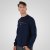 Double Outfitters MTOP-1151 Felpa Blu navy - Felpe & felpe con cappuccio - Felpe & Felpe con Cappuccio Uomo Taglie Forti
