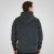 Double Outfitters MTOP-1160 Felpa con cappuccio e zip Verde scuro - Felpe & felpe con cappuccio - Felpe & Felpe con Cappuccio Uomo Taglie Forti