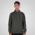 Double Outfitters MTOP-1163 Felpa con mezza zip Kaki - Felpe & felpe con cappuccio - Felpe & Felpe con Cappuccio Uomo Taglie Forti