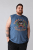 Kam Jeans 5763 Hawaii Surf Vest Vintage Indigo - Magliette - Magliette Uomo Taglie Forti