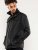D555 Fargo Five Pocket Jacket With Ribbed Neck and Inner Quilting Black - Giubbotti - Giubbotti Uomo Taglie Forti
