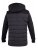 D555 Hampshire Hooded Quilted Jacket Black - Giubbotti - Giubbotti Uomo Taglie Forti