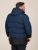 D555 Hank Ripstop Contrast Panelled Padded Hooded Jacket Blu navy - Giubbotti - Giubbotti Uomo Taglie Forti