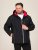 D555 Jamie Soft Shell Detachable Hood Padded Jacket Nero TALL - TALL giubbotti - Giacche TALL per uomo alto