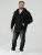 D555 Cantor Hoodie Black - Felpe & felpe con cappuccio - Felpe & Felpe con Cappuccio Uomo Taglie Forti