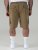 D555 Nick Pantaloncini Cargo con Vita Elasticizzata Beige - Shorts - Pantaloncini Uomo Taglie Forti