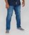 D555 Taurus Fit Stretch Jeans With Sandblasting - Jeans & pantaloni - Jeans & Pantaloni Uomo Taglie Forti