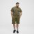 North Latitude 51133 pantaloncini cargo verde militare - Shorts - Pantaloncini Uomo Taglie Forti