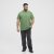 North Latitude Allover Printed T-shirt Verde Medio - Magliette - Magliette Uomo Taglie Forti