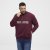 North Latitude Half Zip Felpa Bordeaux - Felpe & felpe con cappuccio - Felpe & Felpe con Cappuccio Uomo Taglie Forti