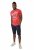 D555 NEAL Brooklyn Crew Neck T-Shirt Red - Magliette - Magliette Uomo Taglie Forti