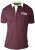 D555 NASH Short Sleeve Rugby Shirt Burgundy - Polo - Polo Uomo Taglie Forti