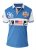 D555 ARYAN Florida Royal Racing Polo Blue/White - Polo - Polo Uomo Taglie Forti