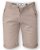 D555 COLTEN Stretch Cotton Chino Short Beige - Shorts - Pantaloncini Uomo Taglie Forti